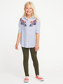 View large product image 3 of 3. Patterned Boyfriend Tunic Shirt for Girls