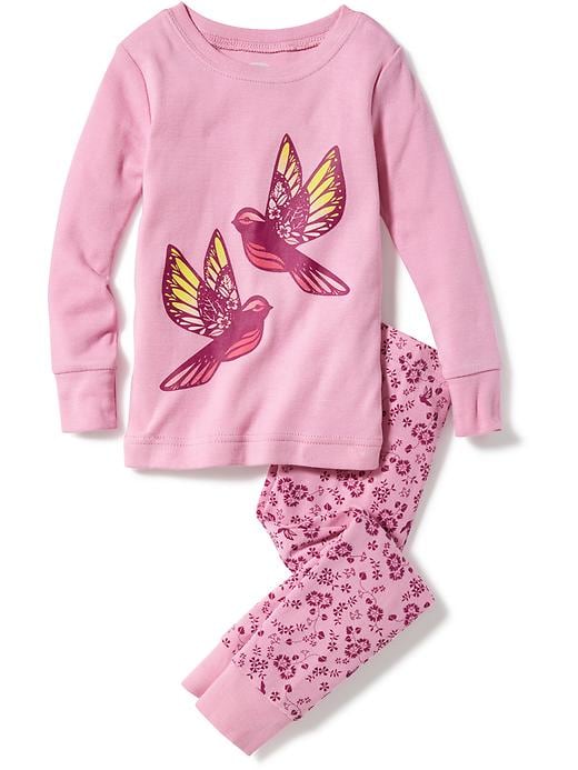 View large product image 1 of 1. Birds-Graphic Sleep Set For Toddler & Baby