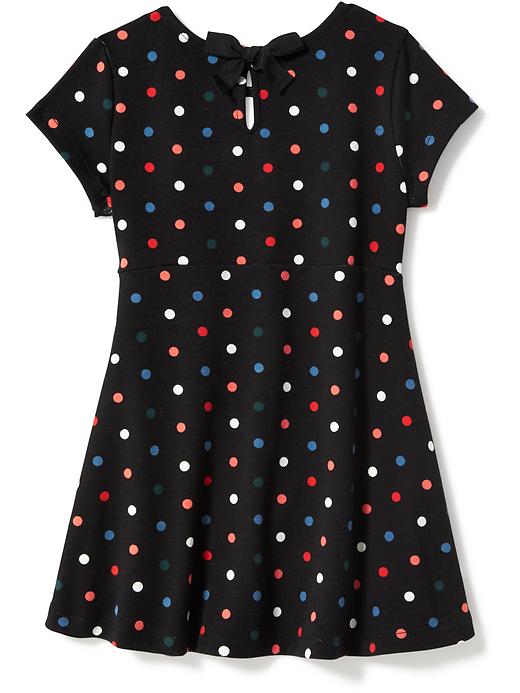 View large product image 2 of 3. Fit & Flare Ponte-Knit Dress for Toddler Girls