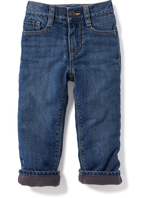 View large product image 1 of 3. Micro-Fleece-Lined Jeans for Toddler Boys