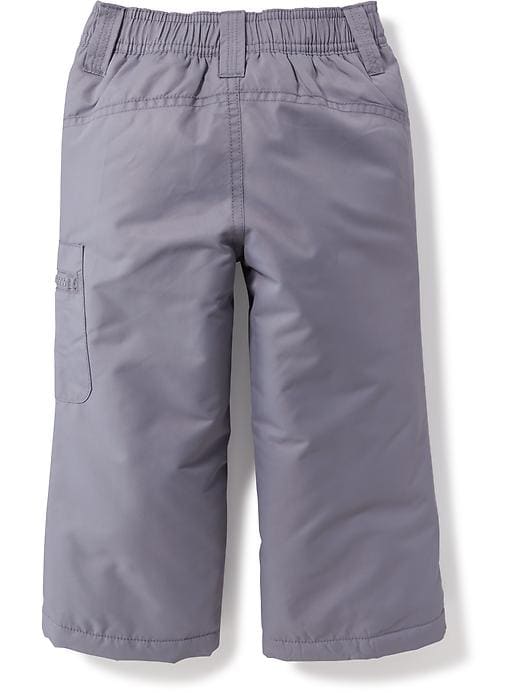 View large product image 2 of 3. Zip-Pocket Snow Pants for Toddler Girls