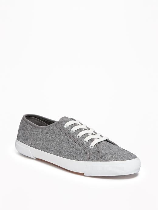 Image number 1 showing, Wool-Blend Felt Sneakers for Women