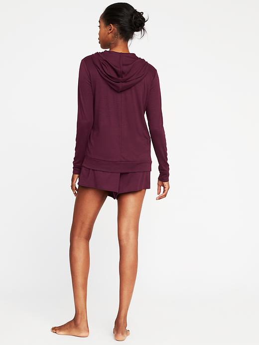 Image number 2 showing, Relaxed Lightweight Hoodie for Women