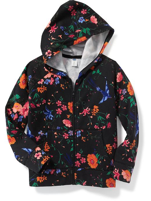 View large product image 1 of 2. Fleece Full-Zip Hoodie for Girls