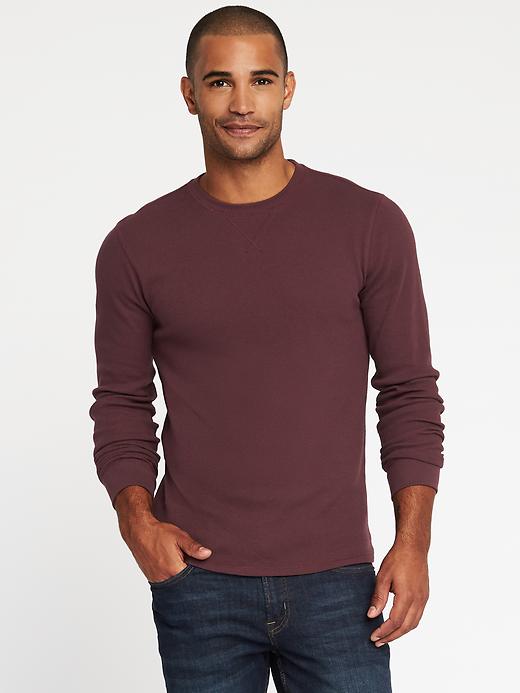 View large product image 1 of 1. Soft-Washed Built-In Flex Thermal Tee for Men
