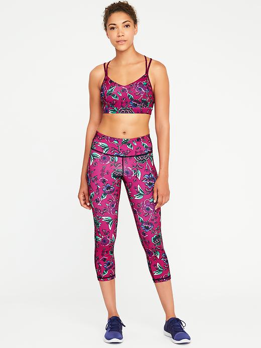 Image number 3 showing, Light-Support Strappy Sports Bra for Women