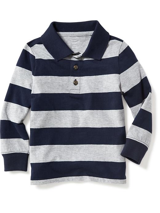 View large product image 1 of 2. Striped Polo for Toddler Boys