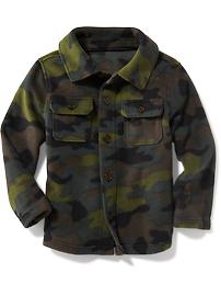 View large product image 4 of 4. Micro Fleece Shirt Jacket for Toddler Boys
