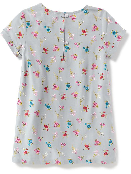 View large product image 2 of 3. Floral Shift Dress for Toddler Girls