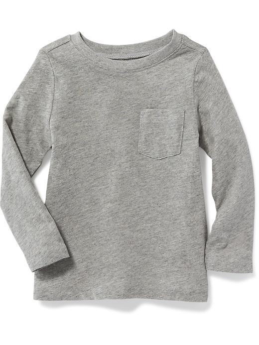 View large product image 1 of 1. Solid Crew-Neck Tee for Toddler Boys
