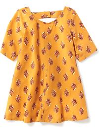 View large product image 3 of 3. Floral Fit & Flare Dress for Toddler Girls