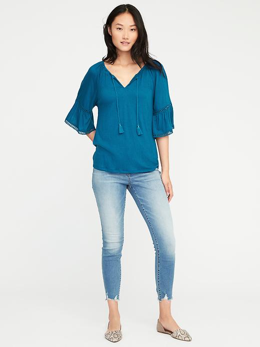 Image number 3 showing, Bell-Sleeve Swing Top for Women