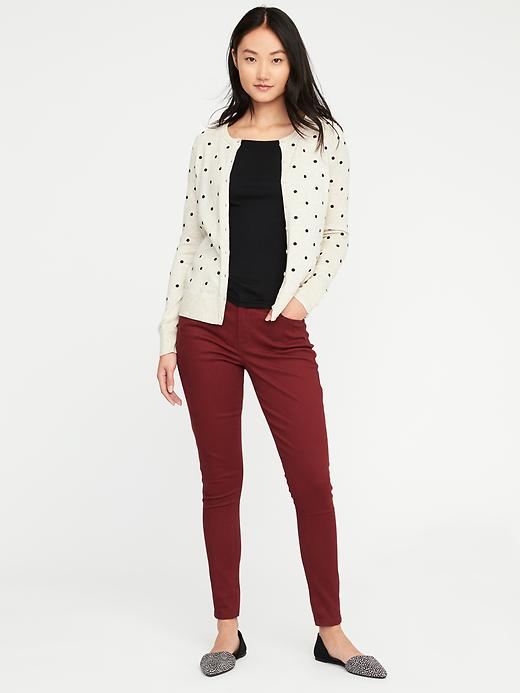 Image number 3 showing, Classic Polka-Dot Crew-Neck Cardi for Women