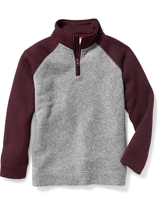 View large product image 1 of 3. Raglan-Sleeve Fleece Pullover for Boys