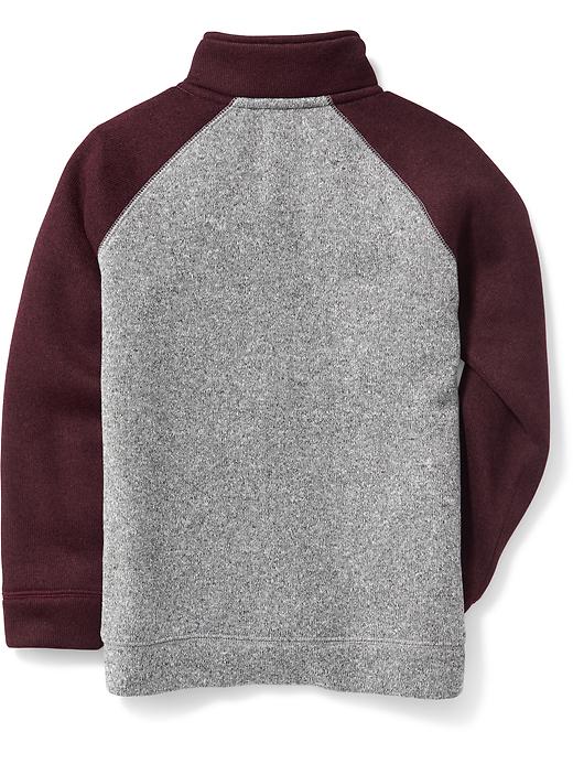View large product image 2 of 3. Raglan-Sleeve Fleece Pullover for Boys