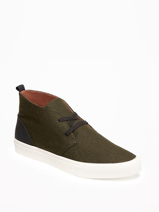 View large product image 1 of 1. Wool-Blend Chukka Sneakers for Men