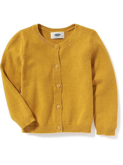 View large product image 1 of 2. Crew-Neck Cardi for Toddler Girls