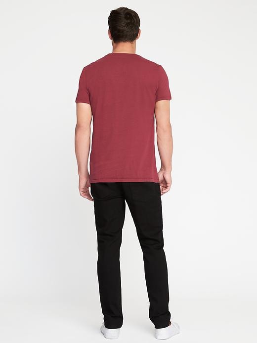 Image number 2 showing, Garment-Dyed Crew-Neck Tee for Men