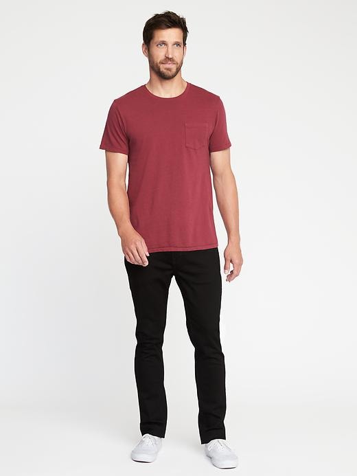 Image number 3 showing, Garment-Dyed Crew-Neck Tee for Men