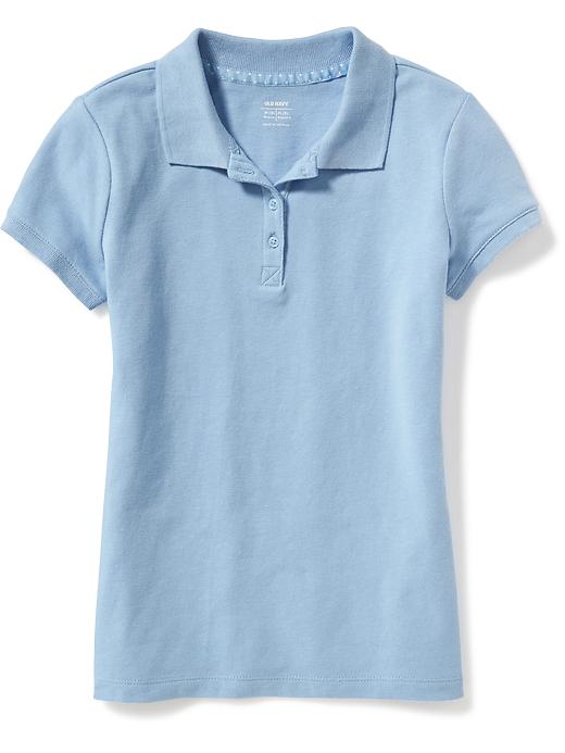 View large product image 1 of 2. Uniform Pique Polo for Girls