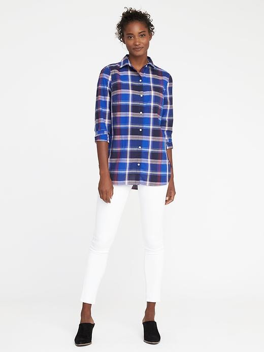 Image number 3 showing, Classic Plaid Shirt for Women