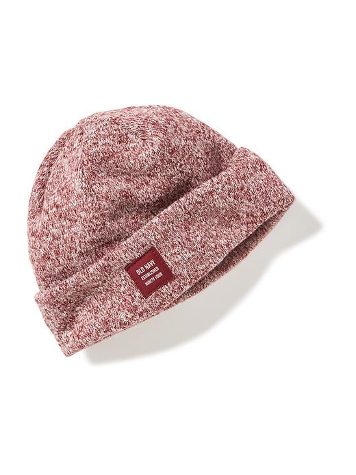 View large product image 1 of 1. Marled Fleece Beanie For Toddler Boys
