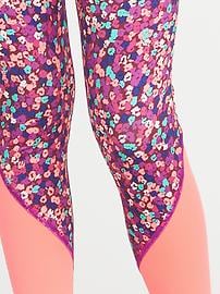 View large product image 3 of 4. Go-Dry Color-Block Leggings for Girls