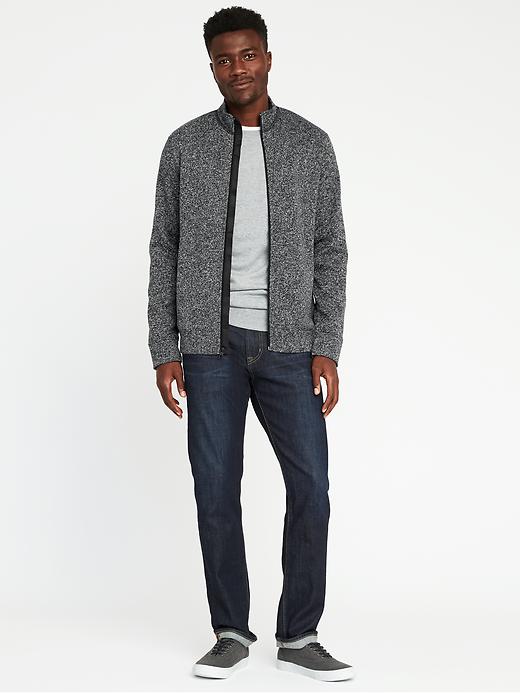 Image number 3 showing, Full-Zip Sweater-Fleece Jacket for Men