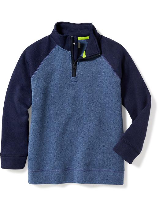 View large product image 1 of 1. Raglan-Sleeve Fleece Pullover for Boys