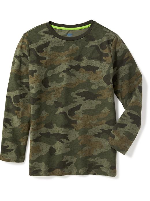 View large product image 1 of 1. Softest Printed Slub-Knit Tee For Boys