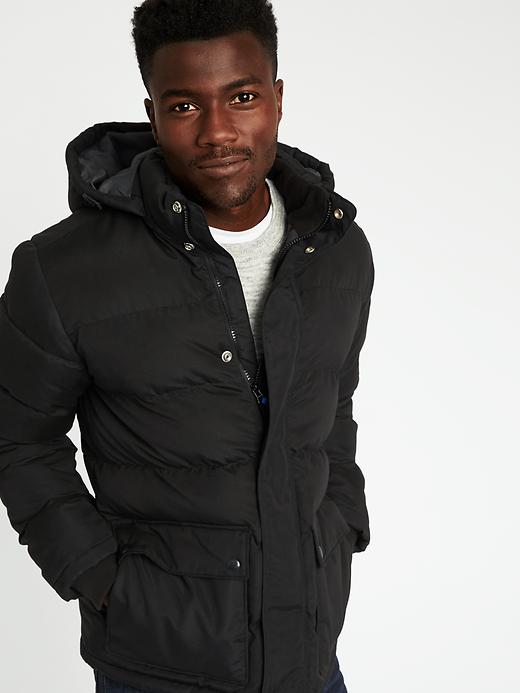Image number 4 showing, Frost Free Detachable-Hood Jacket for Men