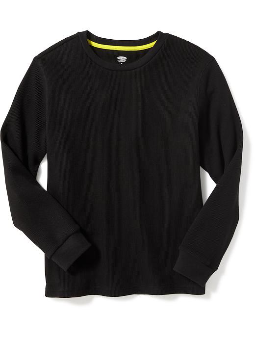 View large product image 1 of 1. Thermal Crew-Neck Tee For Boys