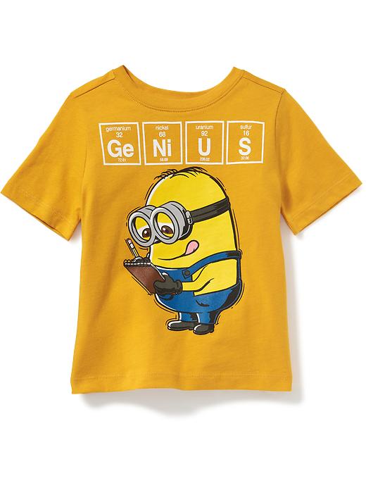View large product image 1 of 2. Minions&#153 "Ge Ni U S" Tee for Toddler Boys