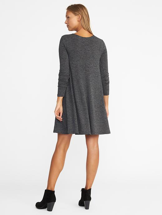Image number 2 showing, Textured-Knit Swing Dress for Women