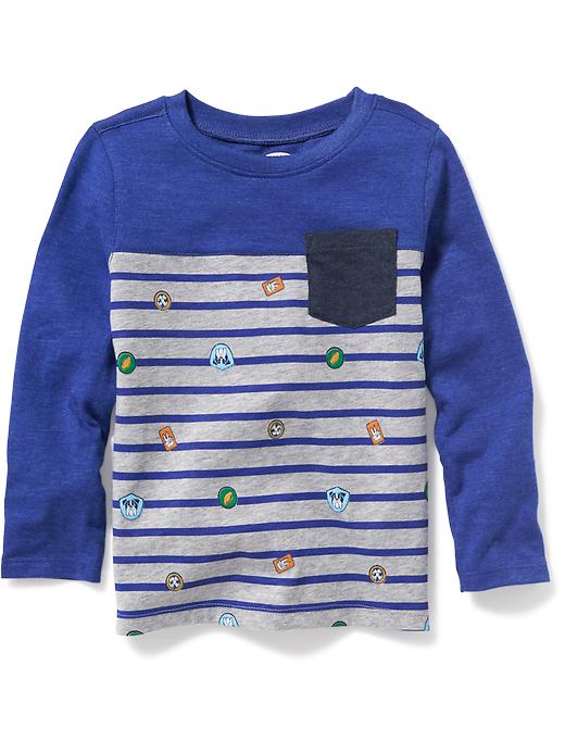 View large product image 1 of 2. Color-Block Tee for Toddler Boys