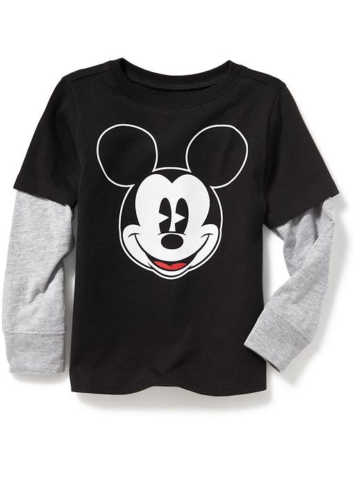 View large product image 1 of 2. Disney&#169 Mickey Mouse 2-in-1 Graphic Tee for Toddler Boys
