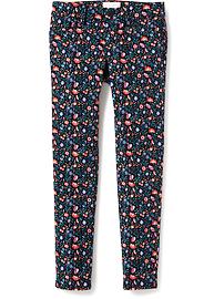 View large product image 3 of 3. Hedgehog-Printed Jeggings for Girls