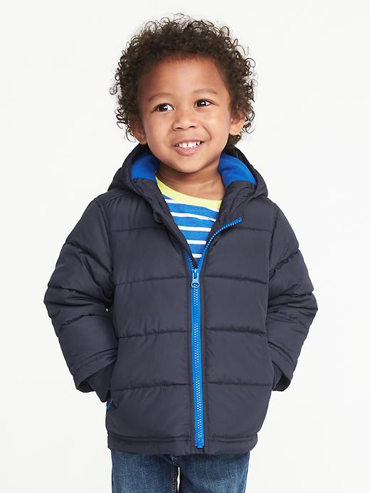 View large product image 1 of 4. Frost-Free Hooded Jacket for Toddler Boys
