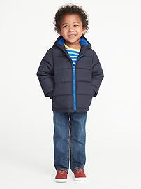 View large product image 3 of 4. Frost-Free Hooded Jacket for Toddler Boys