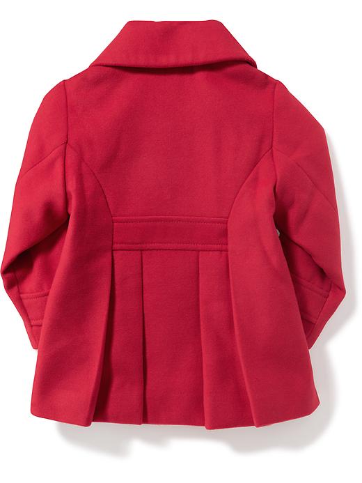 View large product image 2 of 4. Double-Breasted Peacoat for Toddler Girls