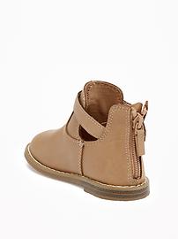 View large product image 3 of 4. Ankle-Strap Boots For Toddler Girls