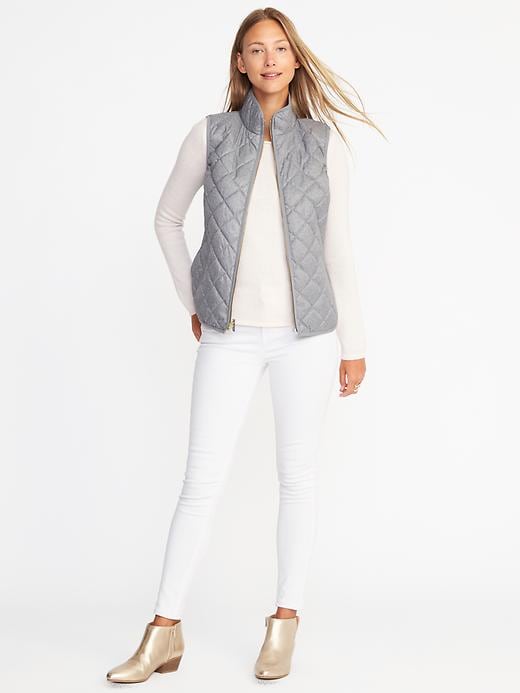 Image number 3 showing, Textured Quilted Vest for Women