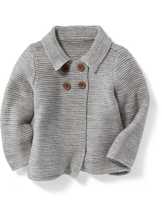 View large product image 1 of 1. Double-Breasted Cardi for Baby