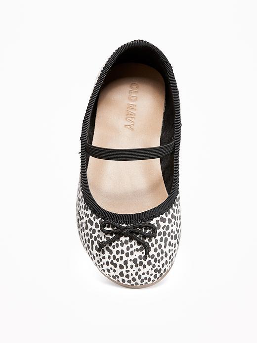 View large product image 2 of 4. Leopard-Print Ballet Flats for Toddler Girls