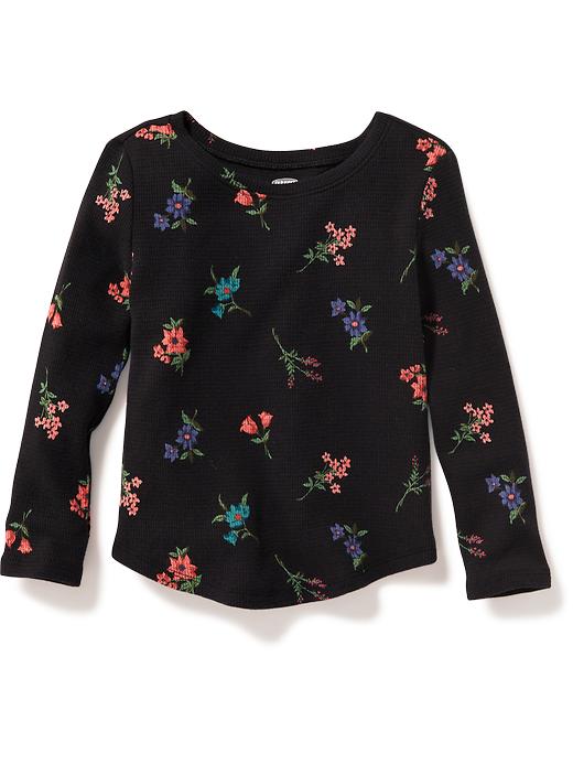 View large product image 1 of 1. Printed Thermal Top for Toddler Girls
