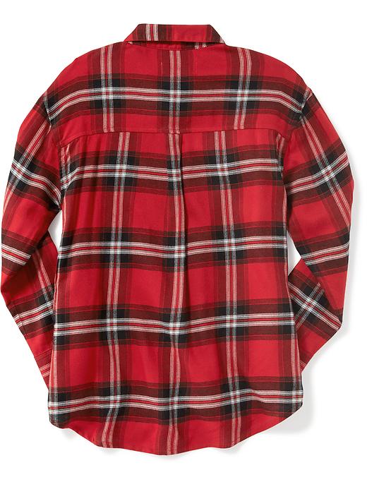 View large product image 2 of 3. Plaid Boyfriend Tunic for Girls