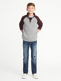 View large product image 3 of 3. Raglan-Sleeve Fleece Pullover for Boys