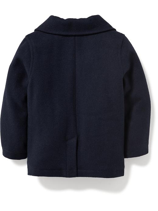 View large product image 2 of 4. Classic Wool-Blend Peacoat for Toddler Boys