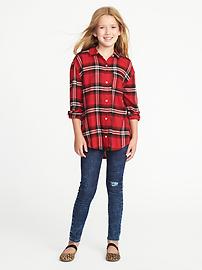 View large product image 3 of 3. Plaid Boyfriend Tunic for Girls