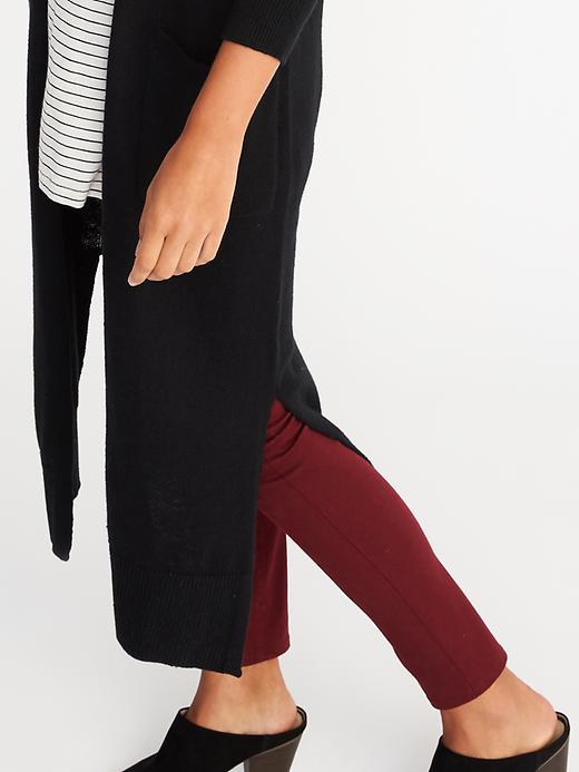 Image number 4 showing, Open-Front Extra-Long Sweater for Women